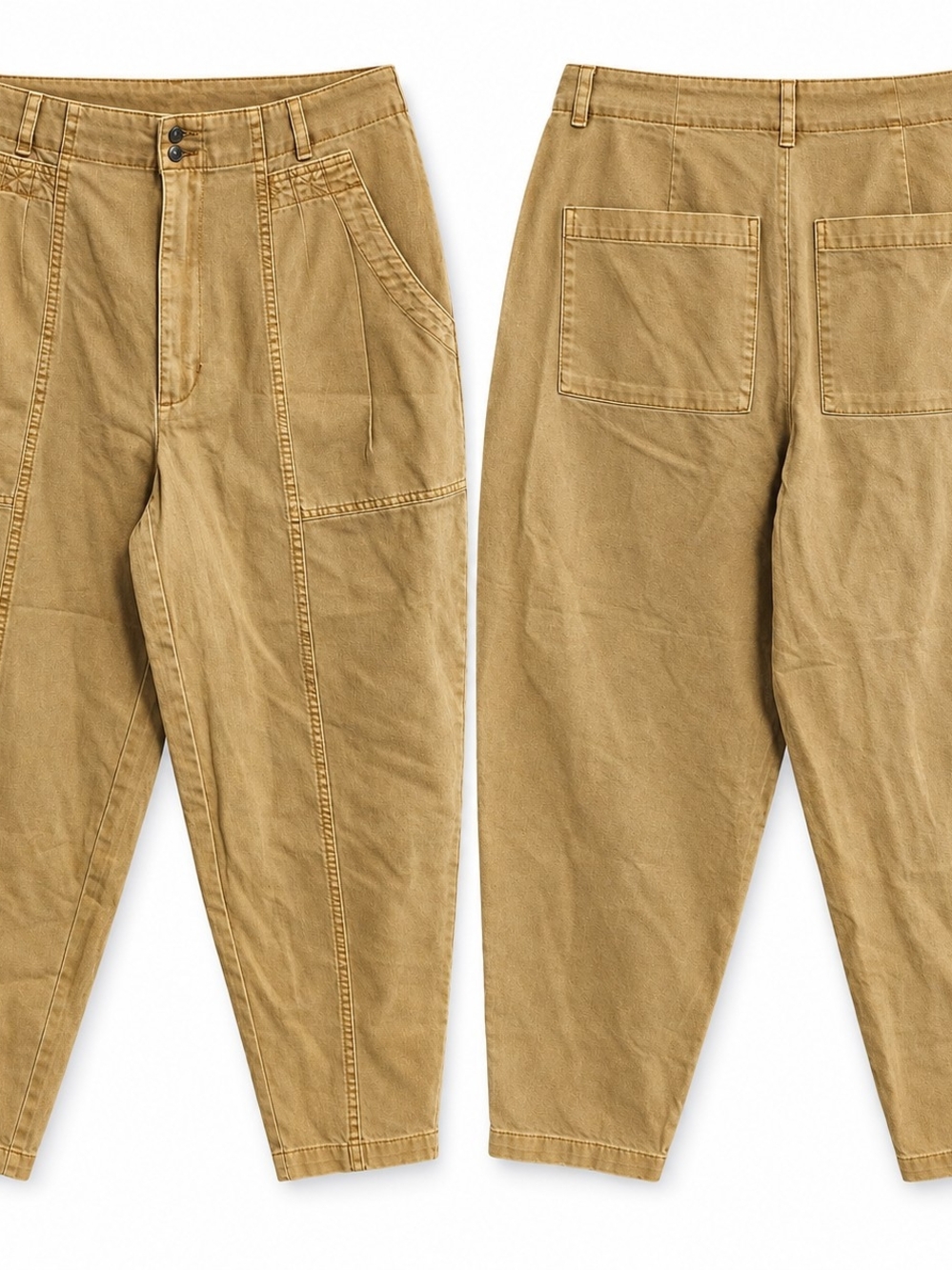 NEW Universal Thread Size 14 Mustard Utility Barrel Pants Workwear Gorpcore Casu